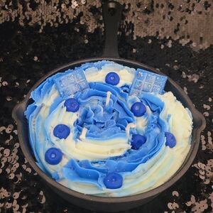 Blueberry Cheesecake Cast Iron Skillet Soy Candle